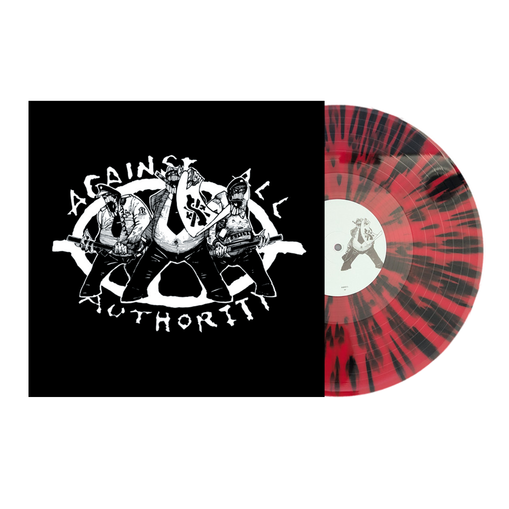 Against All Authority - 24 Hour Roadside Resistance (Red & Black Splatter)