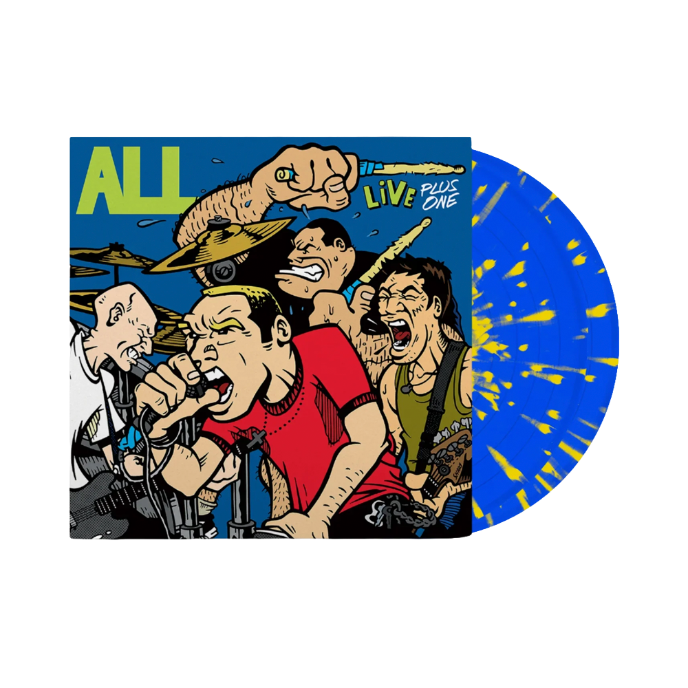 ALL/Descendents - Live Plus One 2xLP (Sky Blue & Yellow Splatter)