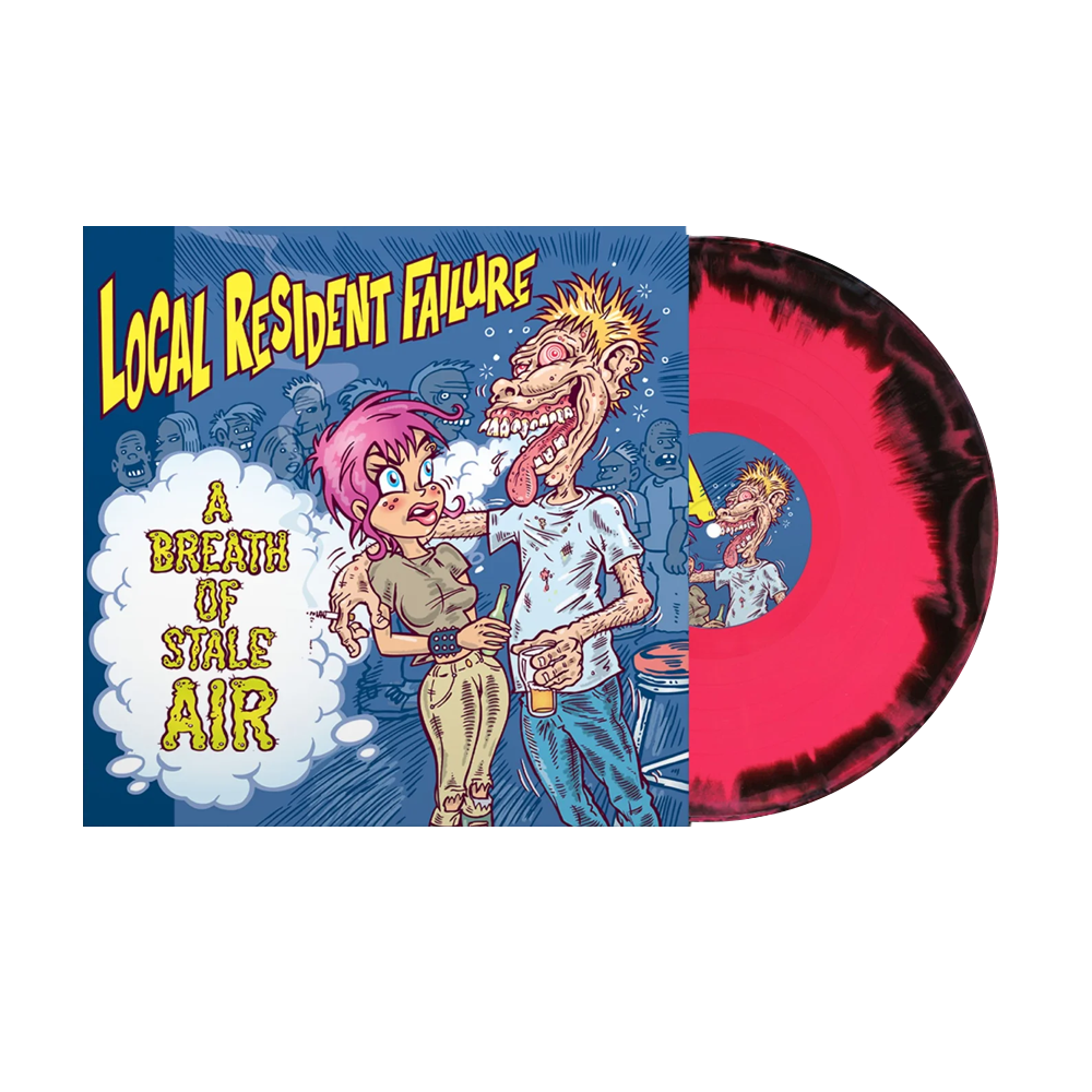 Local Resident Failure - A Breath Of Stale Air (Black & Pink vinyl)