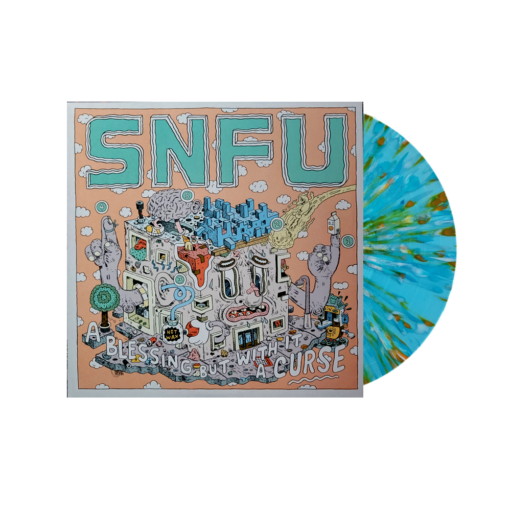 SNFU - A Blessing But With It A Curse (Bluue Splatter)