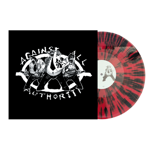 Against All Authority - 24 Hour Roadside Resistance (Red & Black Splatter)