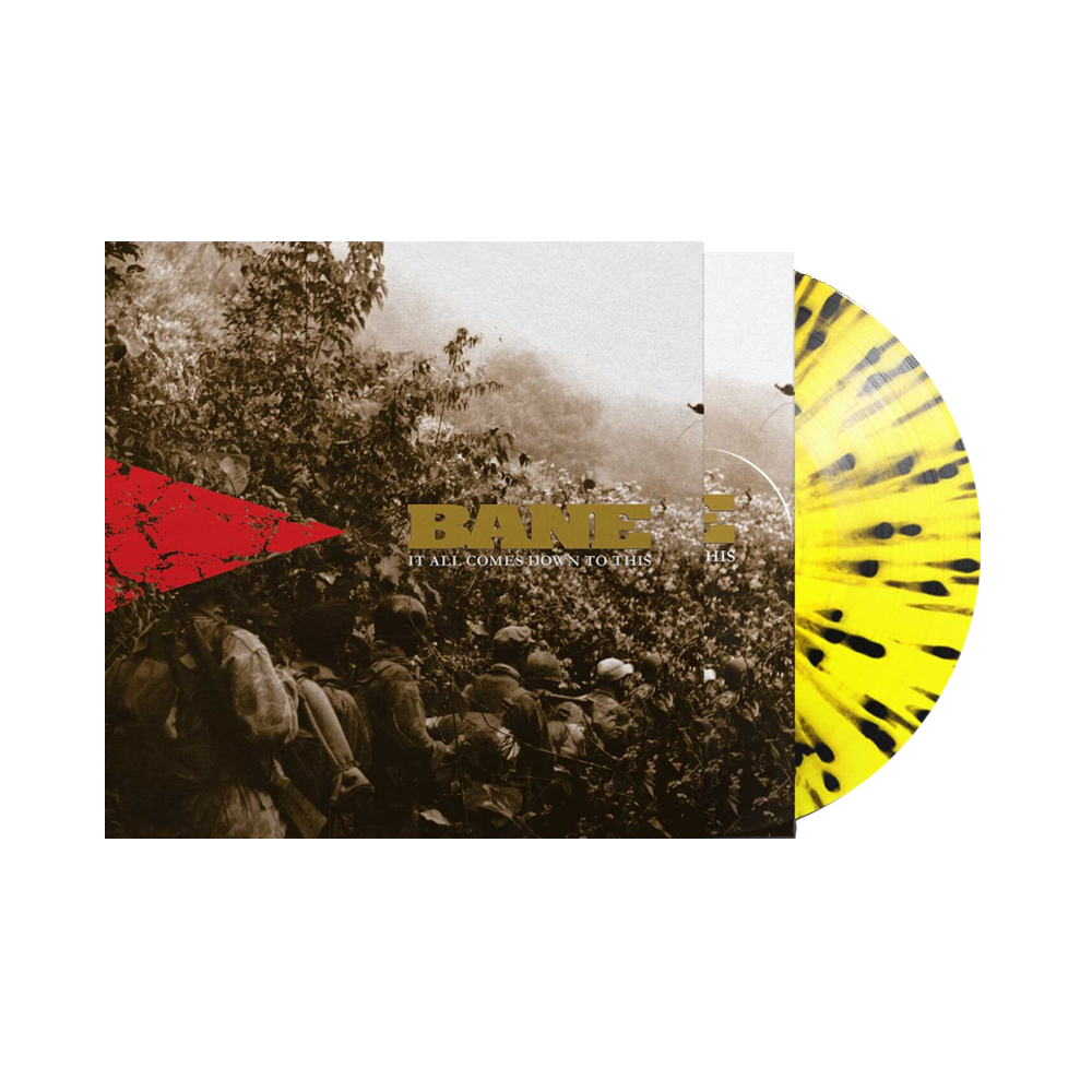 Bane - It All Comes Down To This (Yellow Black Splatter)