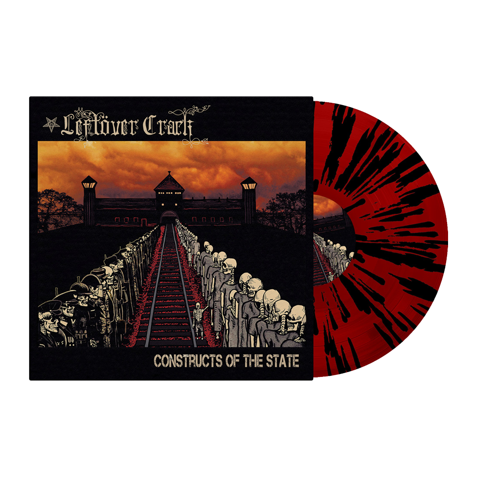 Leftöver Crack - Constructs Of The State (Red & Black Splatter)