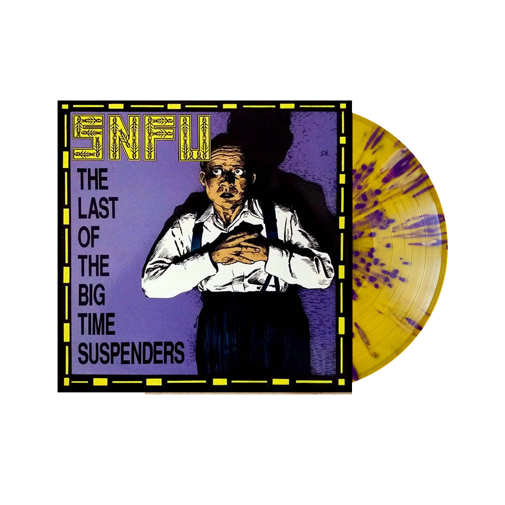 SNFU - The Last Of The Big Time Suspenders (Yellow & Purple splatter)