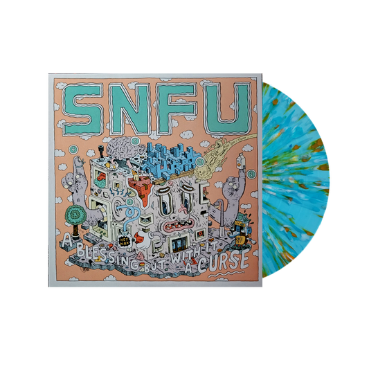 SNFU - A Blessing But With It A Curse (Bluue Splatter)