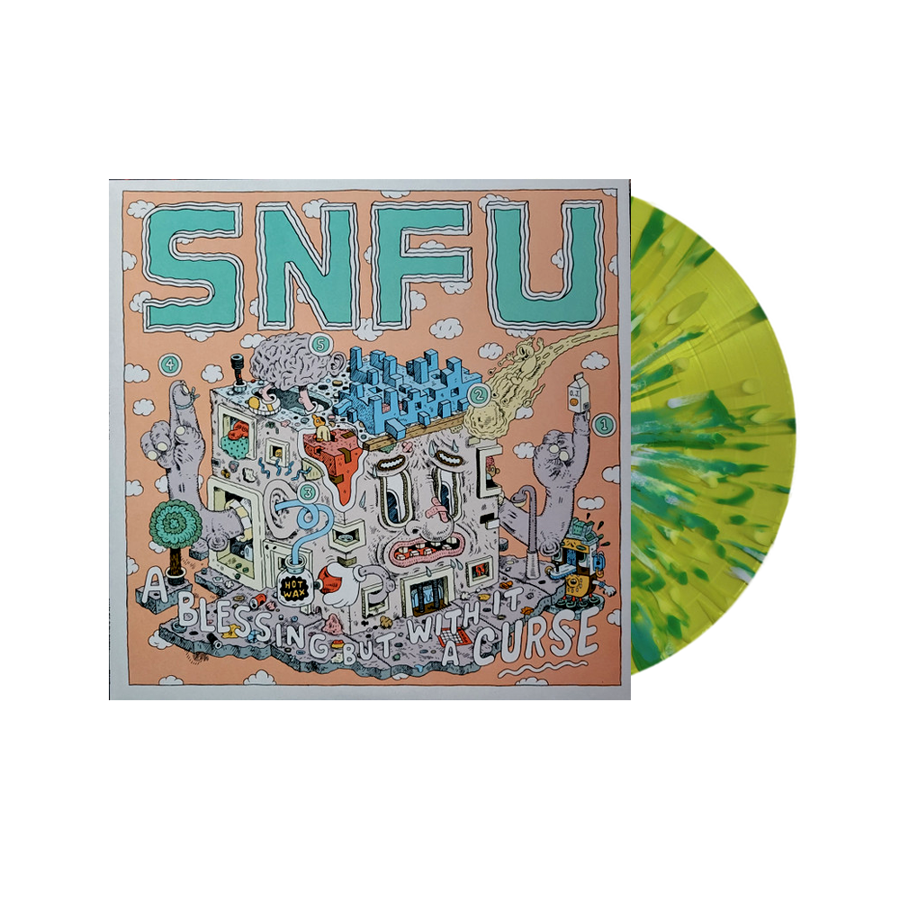SNFU - A Blessing But With It A Curse (Yellow Splatter)