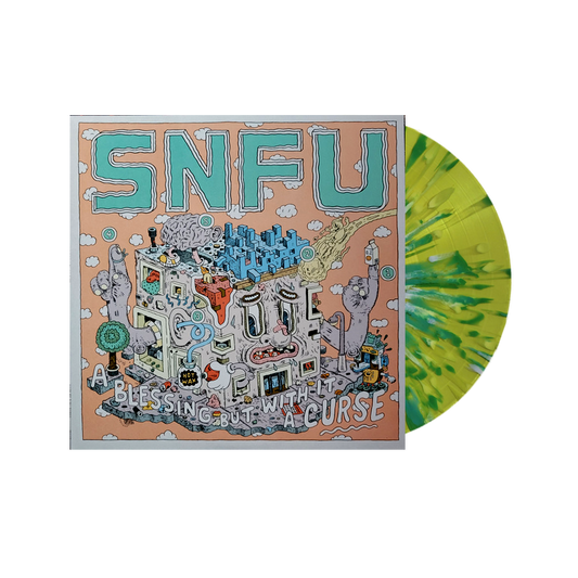 SNFU - A Blessing But With It A Curse (Yellow Splatter)