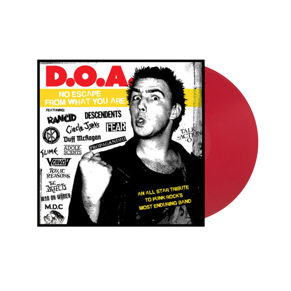 Various – D.O.A. No Escape From What You Are (Red vinyl)