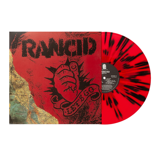 Rancid - Let's Go (Red & Black splatter)